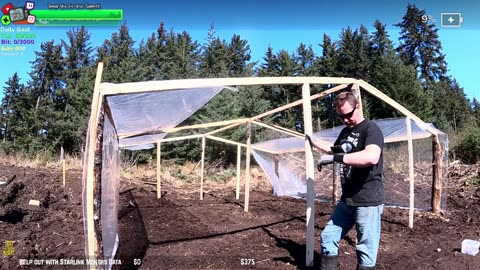 Tribe cant be Stopped MEGA GARDEN NEW GREENHOUSE BUILD W/ PLANTS IN FARMSTEAD REMOTE Isolated ALASKAN Village | !Real !Homestead