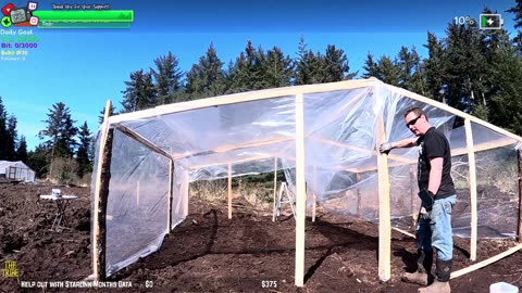 Tribe cant be Stopped MEGA GARDEN NEW GREENHOUSE BUILD W/ PLANTS IN FARMSTEAD REMOTE Isolated ALASKAN Village | !Real !Homestead