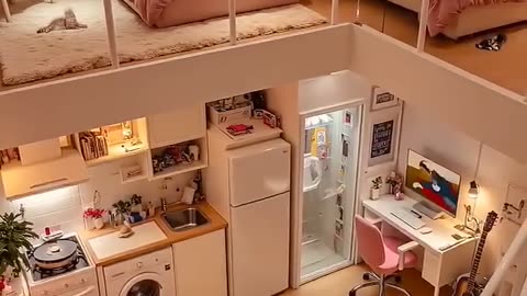 Cozy relaxing dreamhouse pink colors