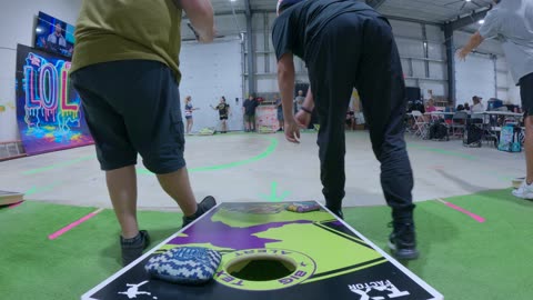 8.9.25 LOL TCL cornhole, doubles - Match 2