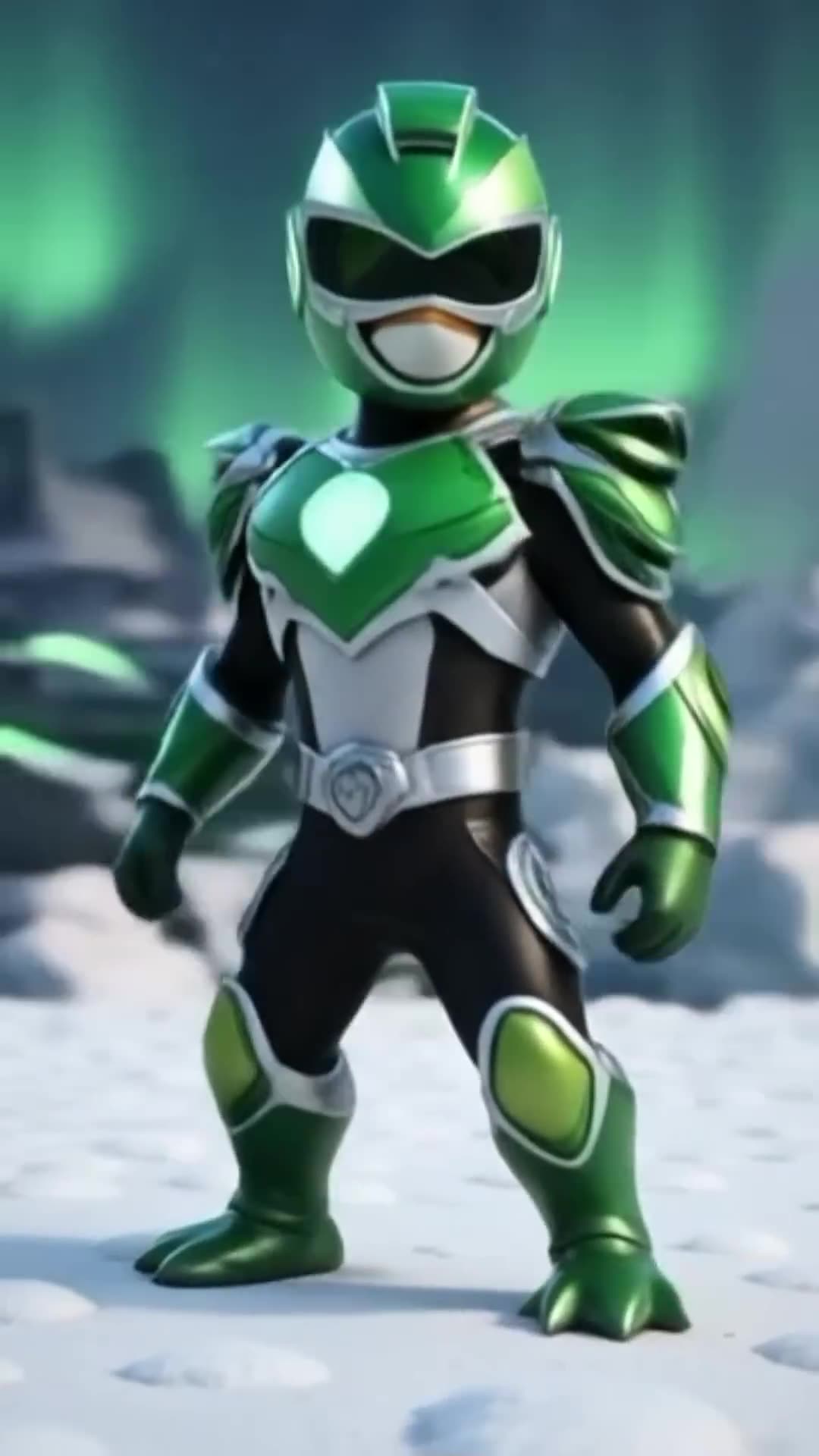 Transmorph Power Rangers Teng Morphs in His Dream Becoming Power Ranger