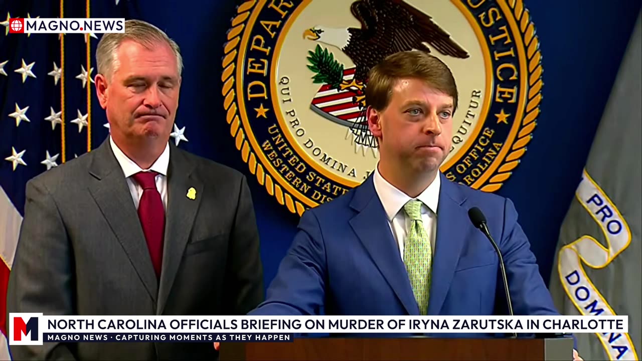 🇺🇸 North Carolina Officials Briefing on Murder of Ukrainian Iryna Zarutska in Charlotte [LIVE]