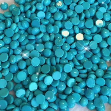 20250805-9 Natural Original Sterling Treatment Sleeping Beauty Turquoise Ring Face Condense