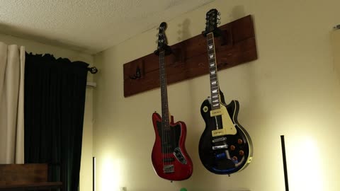 Wall Mounted Guitar Hanger...From Scratch