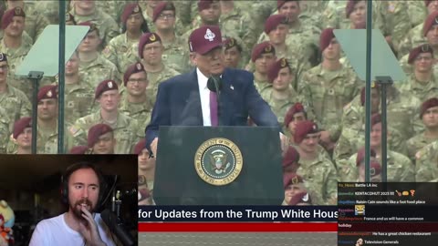 Trump speaks very important
