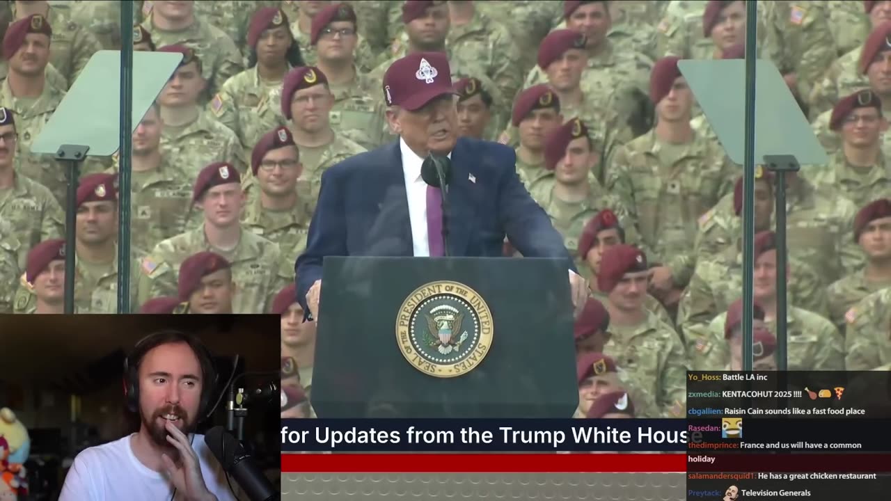 Trump speaks very important