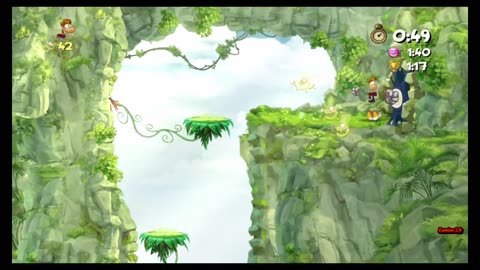 Rayman Origins (PC) (9) Jibberish Jungle Time Trials (4 Electoons & Medals)