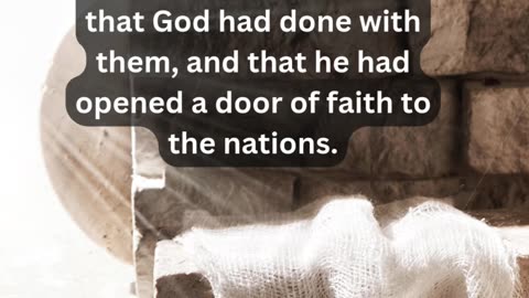 Journey of faith and spiritual growth Acts 14:27 Daily Bible Verse
