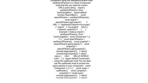How to use multiple query parameters in next.js 13