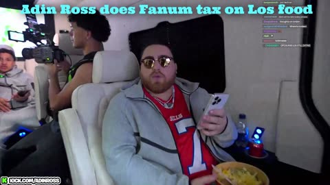 Adin Ross takes Los food