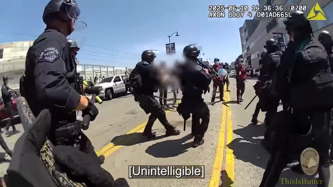 LAPD releases bodycam video of DTLA protest arrest that left man needing surgery
