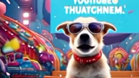 Dog in party mood #dog #funny #viral