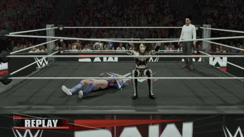 wwe 2k25 187 universe Amelia Marcella VS Saya Kamitani