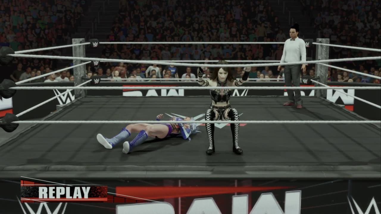 wwe 2k25 187 universe Amelia Marcella VS Saya Kamitani