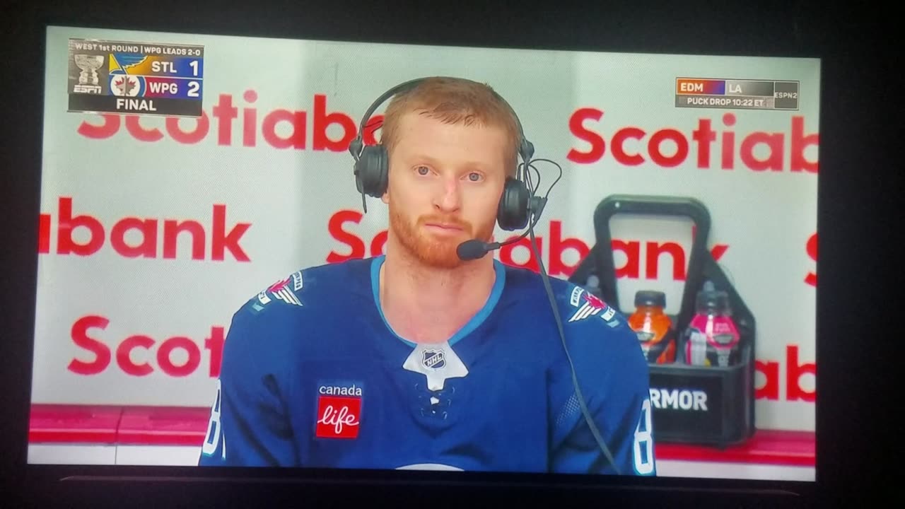 West 1st Round Game 2- STL vs WPG - Jets Win 2-1