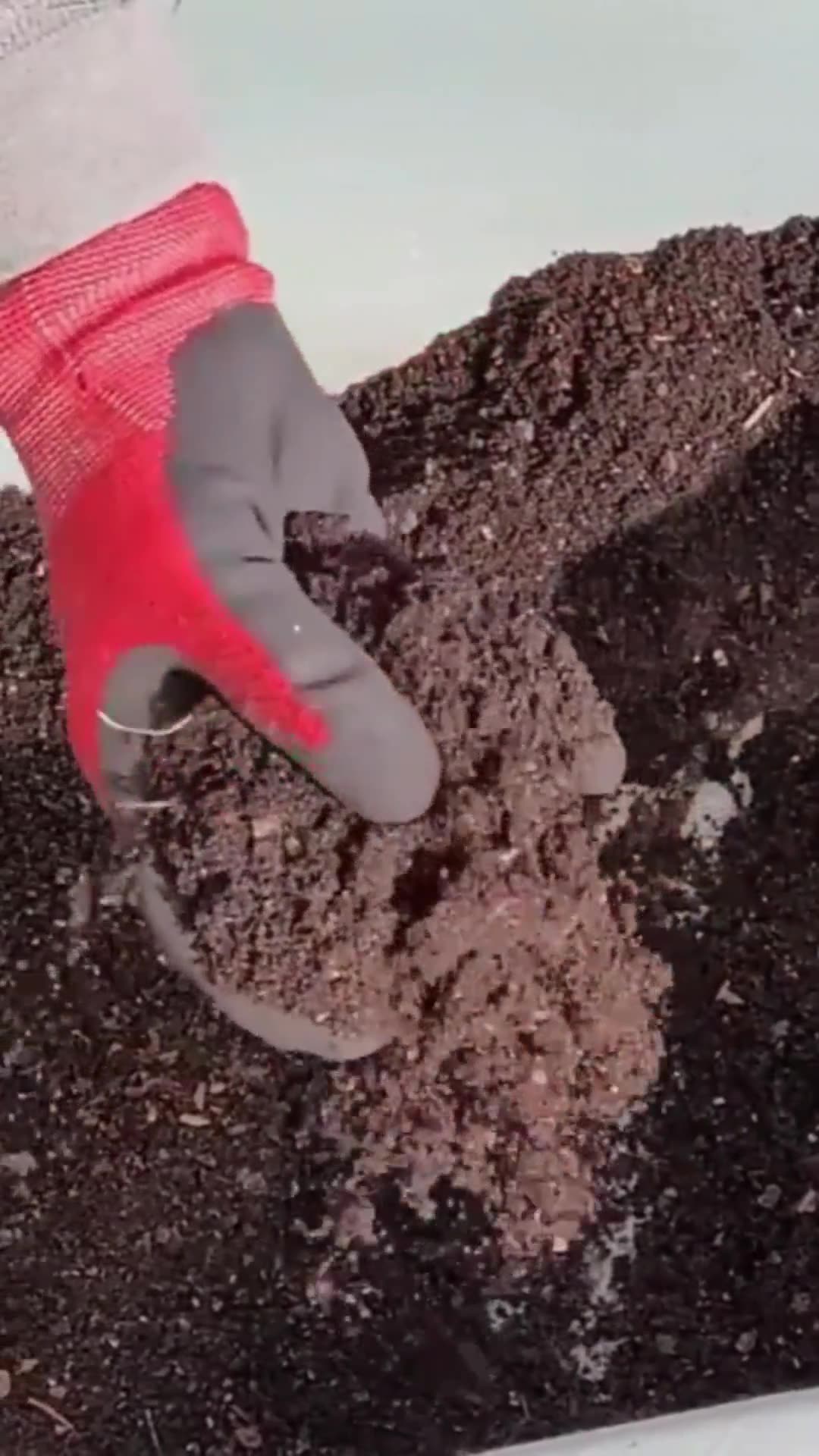 Compost Sifting With Our Compost Sifter For The First Time