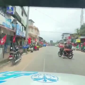 Seconds of impatience cost lives. two bikers couldn’t wait, and an ambulance toppled.