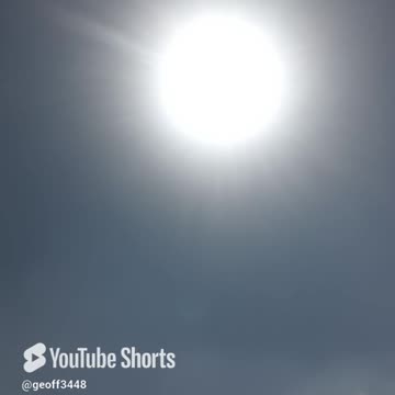 the sun is white these days