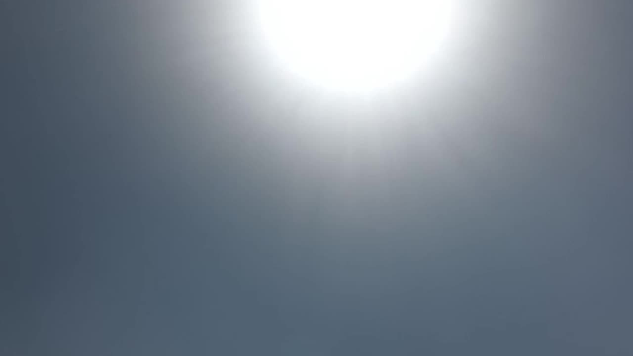 the sun is white these days