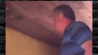 Went home, hugged his kids and poured himself a cold drink