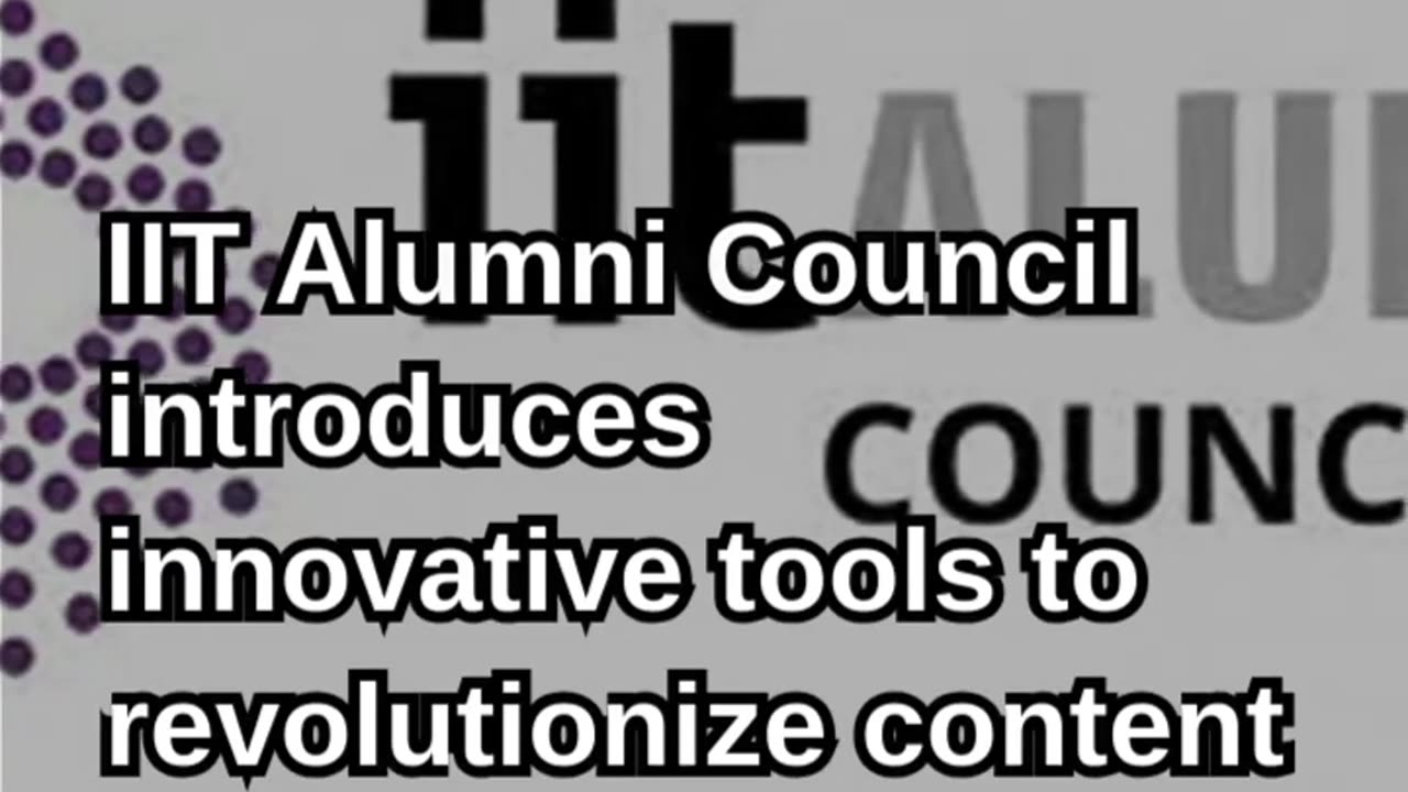 IIT Alumni Council Launches Generative AI Platform for Books and OTT S