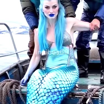 Some strange and terrifying creatures found in the sea, which look exactly like humans.