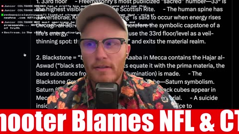 NYC Mass Shooter Blames NFL & CTE | CNN Race Flub, Freemason Rituals & Gun Control Spin?