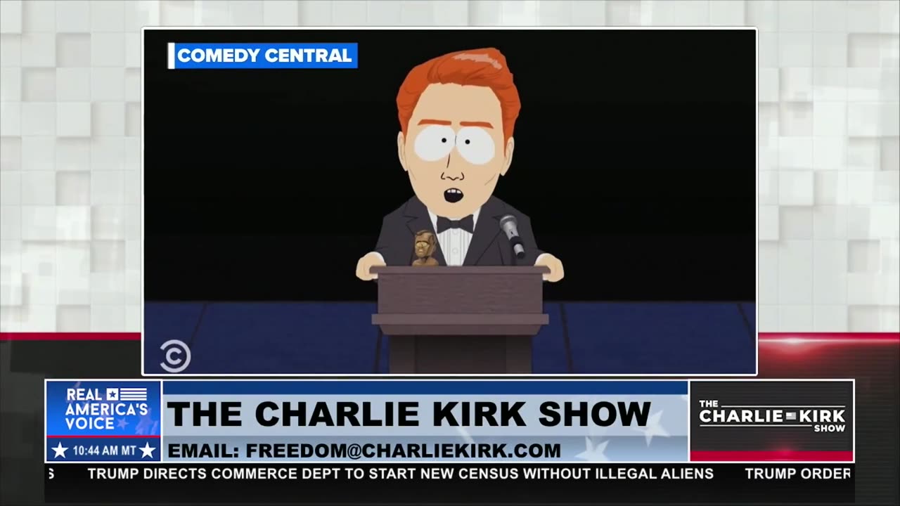 CHARLIE KIRK RESPONDS TO SOUTH PARK SHOUTOUT