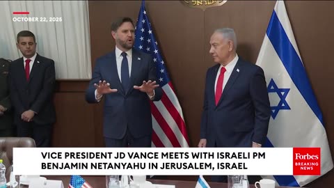 JD Vance, Benjamin Netanyahu Presser In Jerusalem On Gaza-Israel Peace Deal Implementation