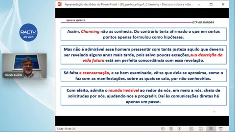 # 212 REVISTA ESPÍRITA -"Channing - Discurso sobre a vida futura" com Otávio Mandrá