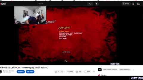FALLING ON LIVE STREAM GAMING DEADPOOL
