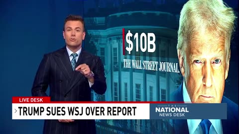 Trump files lawsuit against WSJ for Epstein birthday letter report