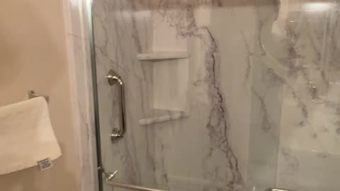 Single Composite Panel Install for Affordable Shower Remodel