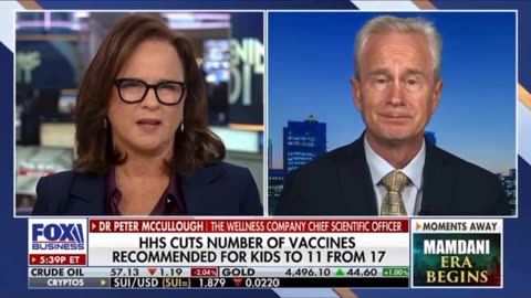 Responding to McCullough™ Foundation Report, Trump Trims US Childhood Vaccine Schedule, FOX Business