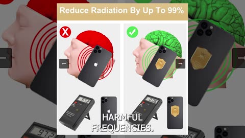 “Stop EMF Radiation with EMFDEFENSE™ Sticker!”