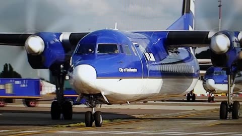 Fokker 50-Start Up & Taxi