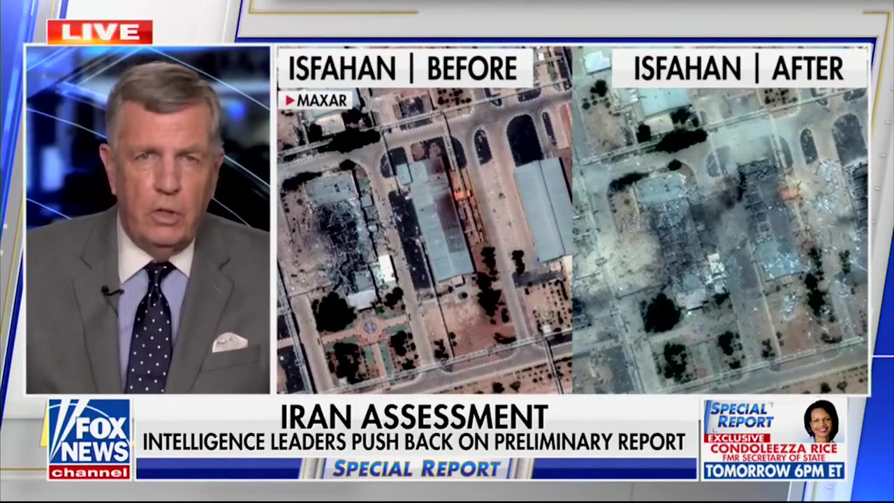 Brit Hume Warns Against Relying On Tentative Iran Strike Reports