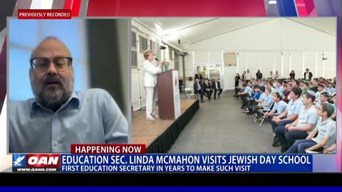 Education Secretary Linda McMahon Makes Historic Visit To Jewish Day School