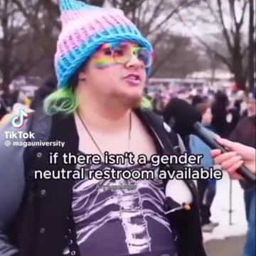 Psychotic tranny faggot pedo rapist in little girls restrooms