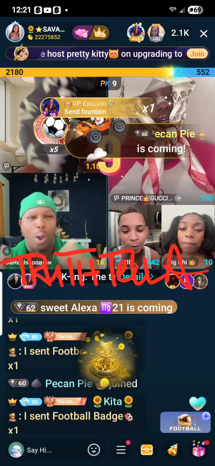 SAVANNA GARCIA TEAM PK WITH PYT, G2T, BIG CHI, DAREALSUPABIHH , STORM, GUCCI & MORE