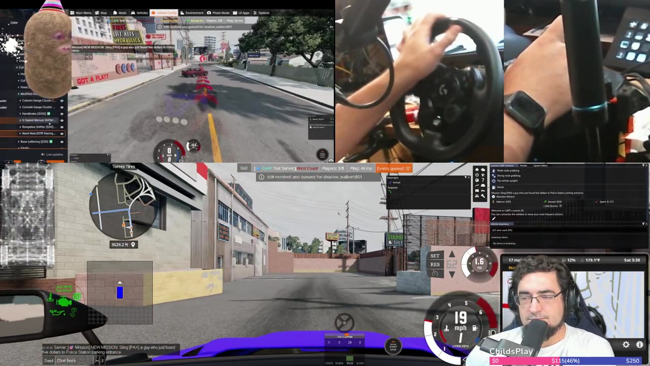 !Charity | West Coast 3 Carp with a Tater | #Beamng #G923