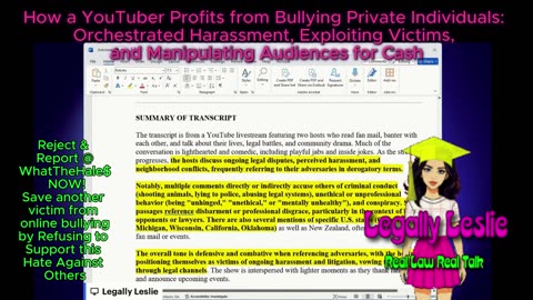 How YouTuber, Jeremy Hales Profits from Bullying Victims