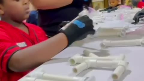 The Young Lions and Young Men of Valor learned plumbing!