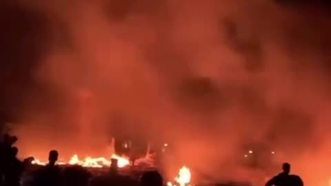 Targeting the tents of the displaced in Al-Nasr neighborhood