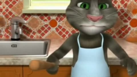 chef cat cooking rat