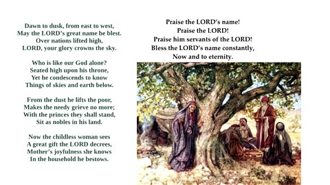 Psalm 113. Tune: Humility