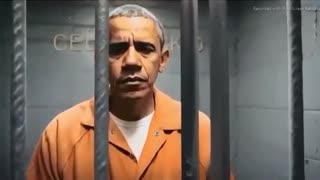 TRUMP TRUTH SOCIAL POST - OBAMA BEING ARRESTED BY FBI AND IN ORANGE JUMP SUIT IN PRISON - 1 min.