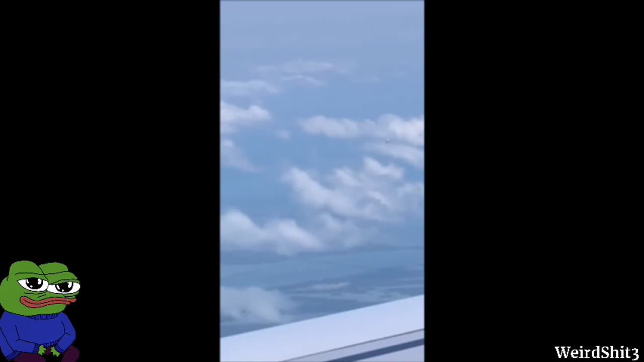 A mysterious metallic egg shaped object was captured on a commercial flight in New York