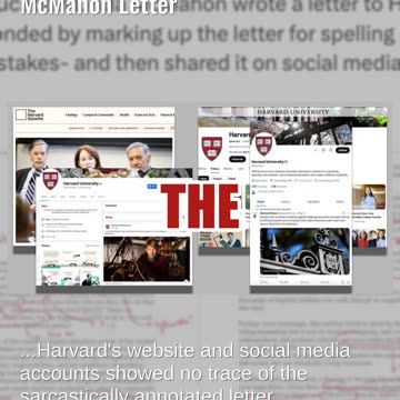 Fact Check: Harvard Did NOT Publish Red Pen Corrections of Linda McMahon Letter