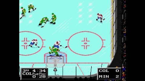 #COLORADO #MNWILD , #MINNESOTA , NHL - 94 MOD - MINNESOTA WILD VS COLORADO RD 3 GM 1